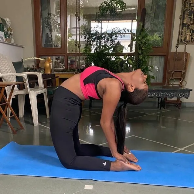 Yoga Camel Pose