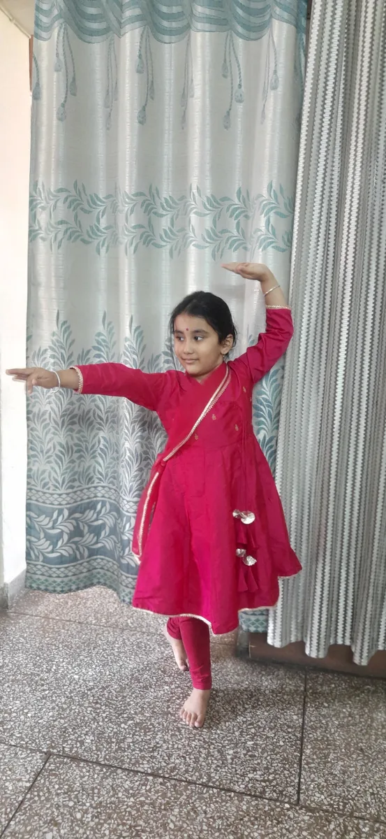 Young Kathak Student