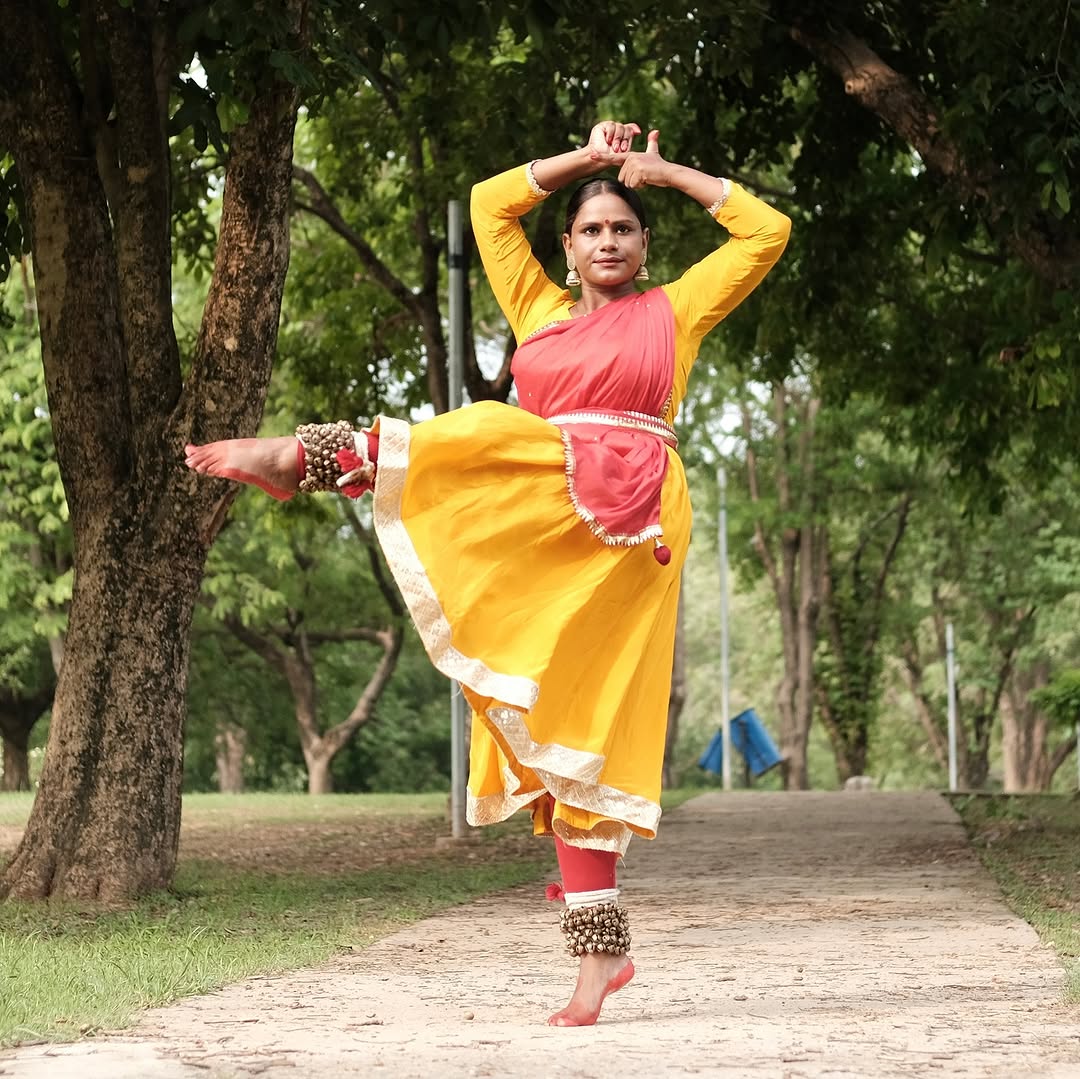 Outdoor Kathak Pose
